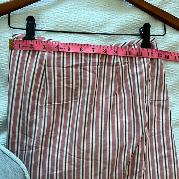 Ted Baker Corn Layered Striped Ruffle Hem Midi Pencil Skirt NWT - Picture 12 of 16